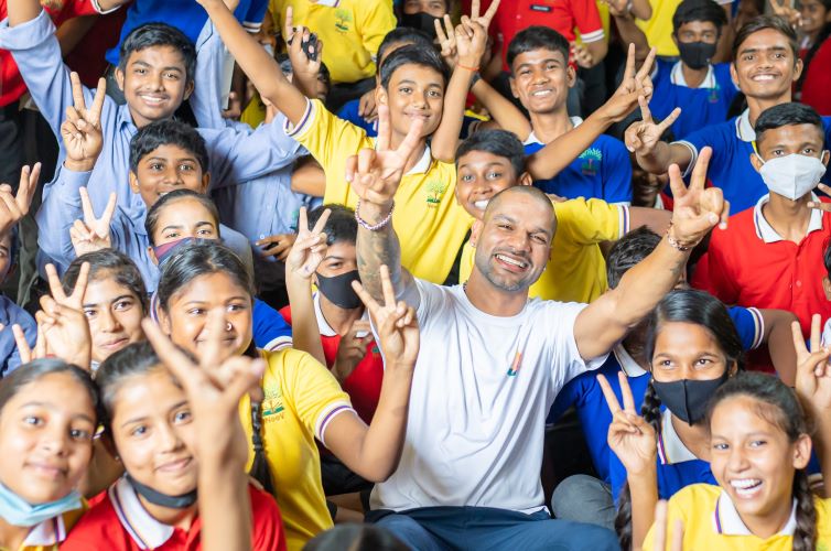 Punjab Kings Partners with Shikhar Dhawan Foundation & M3M Foundation to Support Girl Students